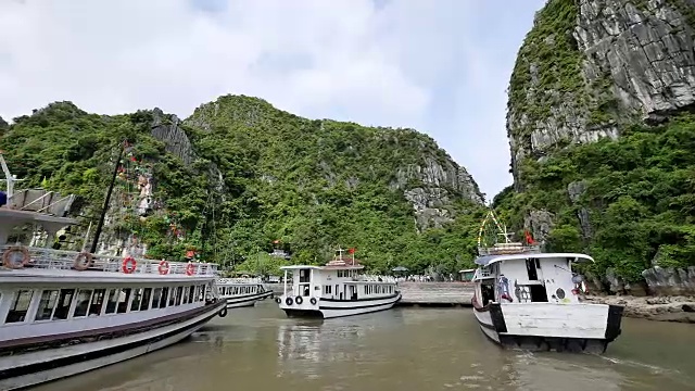 越南下龙湾。视频素材