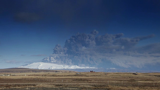 喷发Eyjafjallajökull -时间推移视频下载