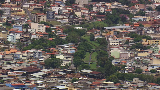 WS鸟瞰图Tiradentes / Minas, Gerais巴西视频素材