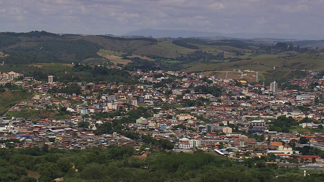 WS鸟瞰图Tiradentes / Minas, Gerais巴西视频素材