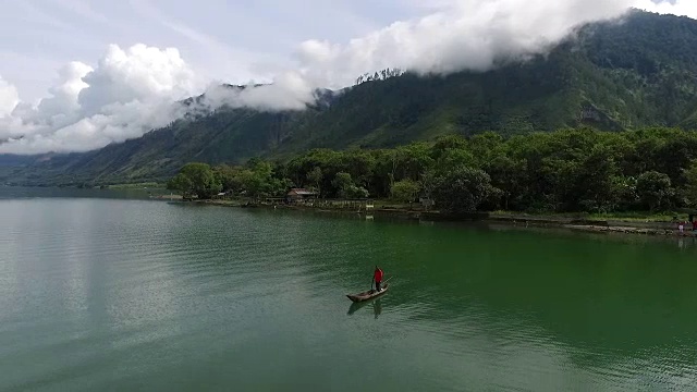 淡水湖，亚齐。视频素材