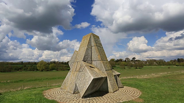 夏观渡口草地郊野公园，彼得伯勒，剑桥郡，英格兰。视频素材