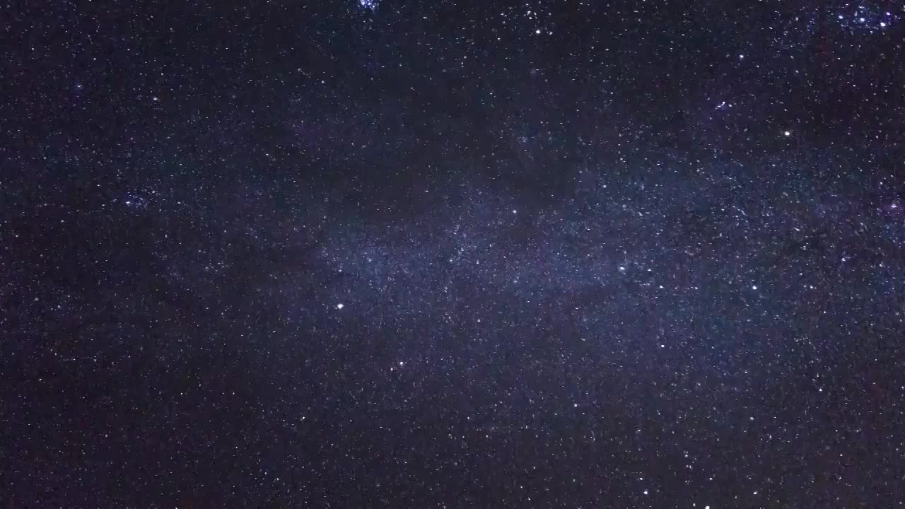 夜星与流星雨的时间流逝视频素材