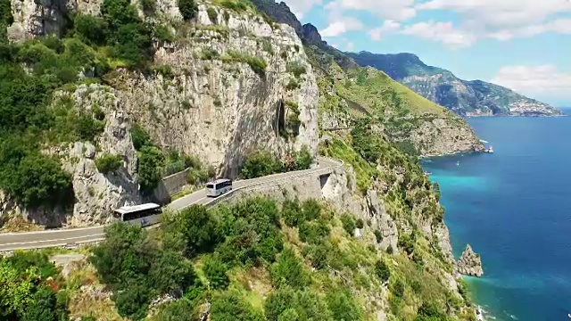 阿马尔菲海岸海景视频素材