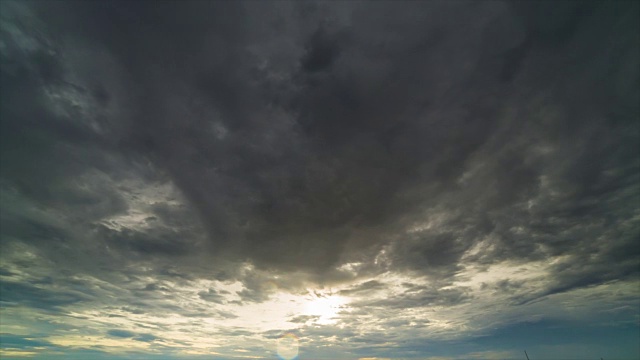 风暴锋带雨视频素材