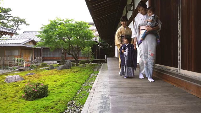 日本Shichigosan仪式视频素材