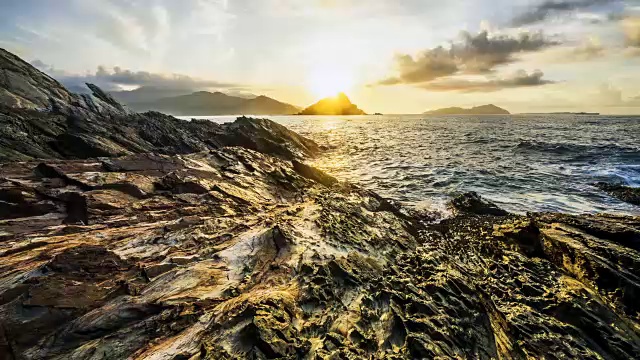 海洋和岩石视频素材