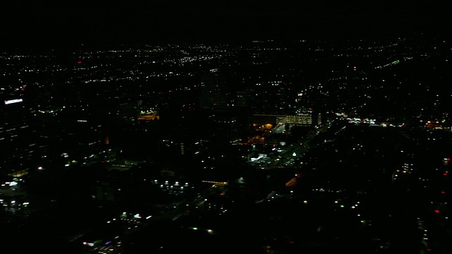 空中城市夜景视频素材