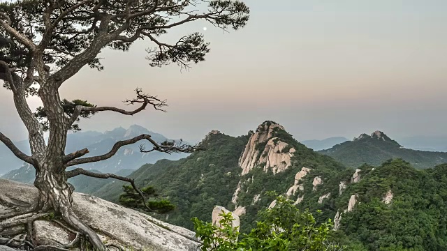 道峰山景视频素材