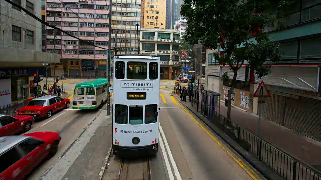 透过香港中环的超视距摄影视频素材