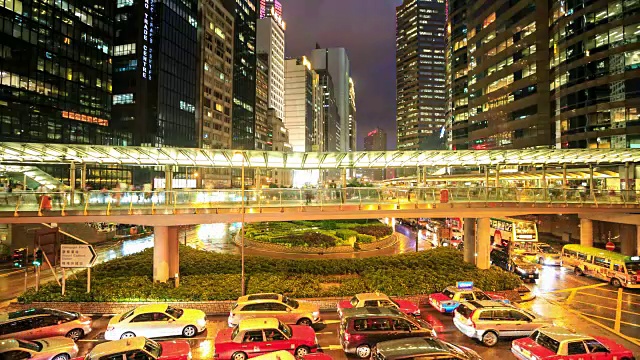 香港中央商务区视频素材