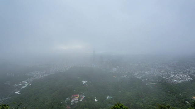 台北市景4k时光流逝视频素材