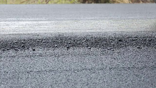 沥青道路建设视频素材