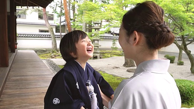 日本Shichigosan仪式视频下载