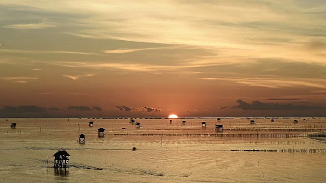 海上日出视频素材