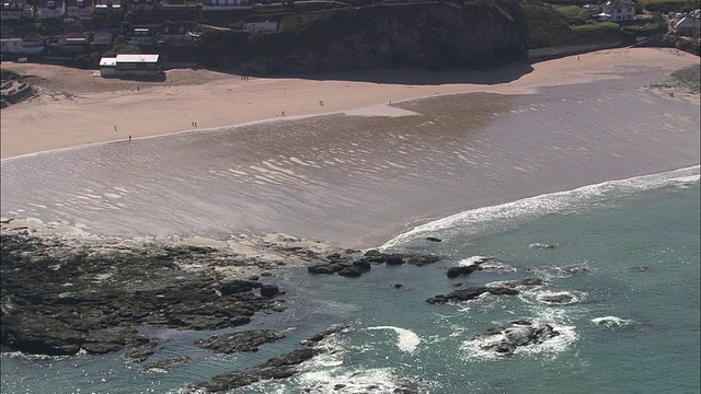 波特里斯海滩附近的海岸视频素材