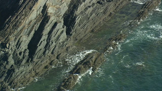 海岸线附近Solva视频素材