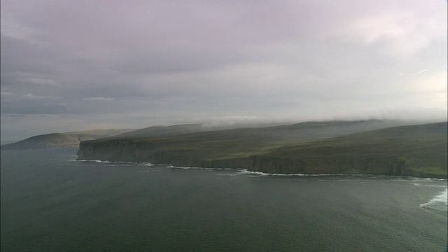 海岸线接近霍伊视频素材