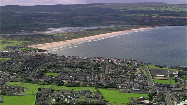 Portstewart和海滩视频素材