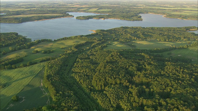 旧东德边界靠近基尔chensee(湖)视频素材