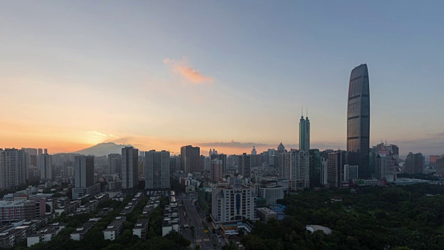 深圳的天空视频素材