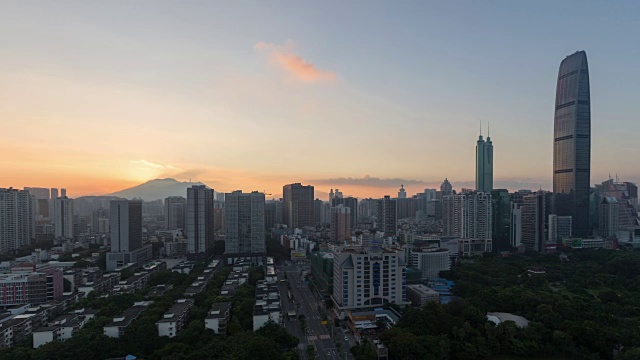 深圳的天空视频素材