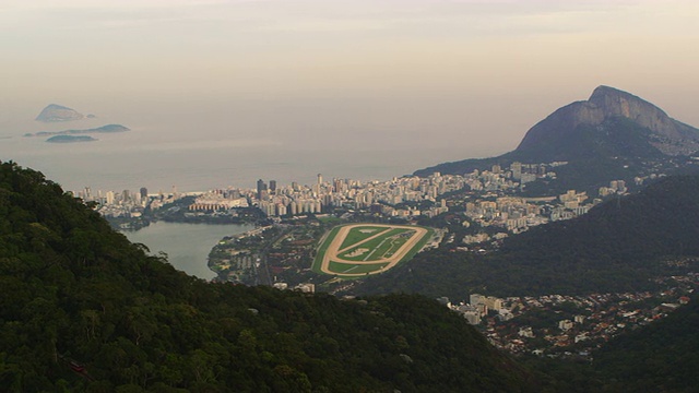 跟踪盘式拍摄的里约热内卢de Janeiro，巴西视频素材