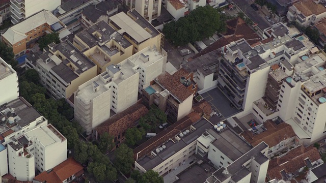 城市里约热内卢鸟瞰图视频素材