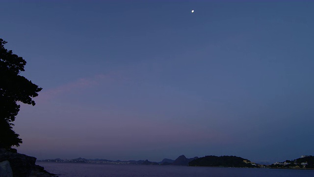 黄昏时分在里约热内卢的面包山。视频素材