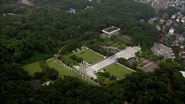 4月19日国家公墓鸟瞰图视频素材