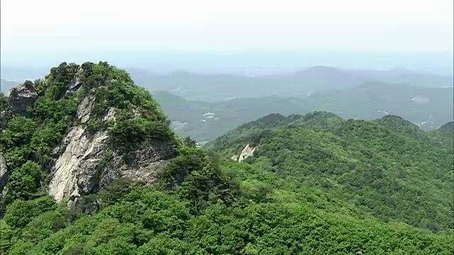 陀螺山鸟瞰图视频素材