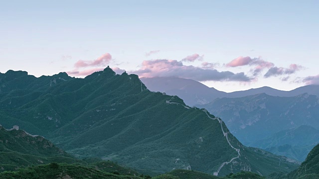 时间的流逝——中国的长城视频素材