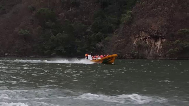 峡谷的Sumidero视频素材