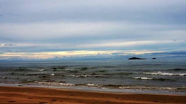 澳南(甲米)沿岸海景优美视频素材