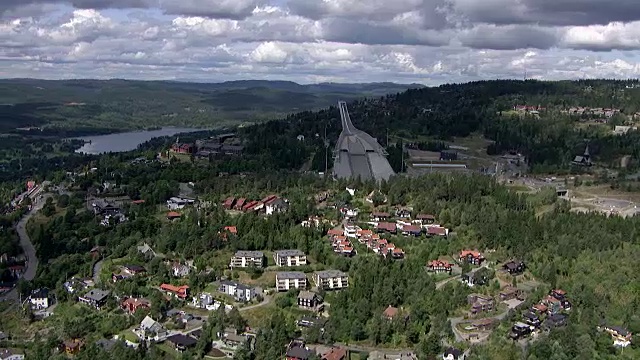 Holmenkollen,奥斯陆视频素材