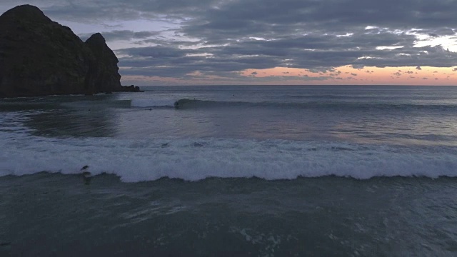 日落时的海景视频素材