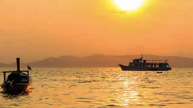 海上日出视频素材