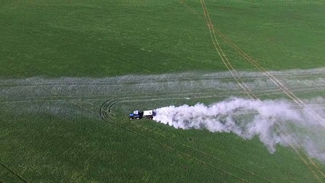 农业航空大豆田视频素材