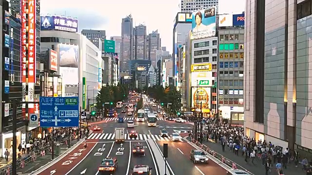 日本新宿视频素材