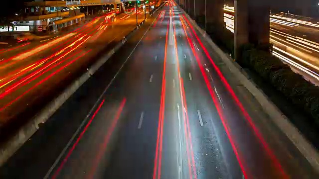 Traffic Time Lapse，曼谷，泰国视频下载