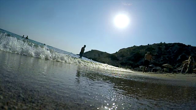 海滩轮廓视频下载