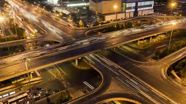 北京交通高峰时间视频素材