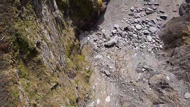 康沃尔海岸鸟瞰图视频素材