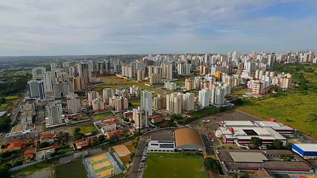 城市Aguas Claras，航空图片视频素材