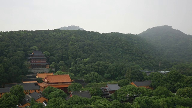 景祠风景，杭州，中国视频素材