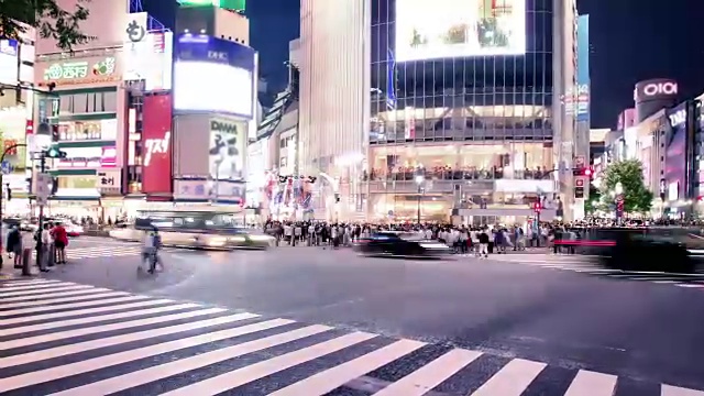 涩谷穿越日本东京视频素材