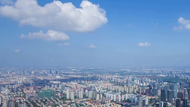 城市时间流逝视频素材