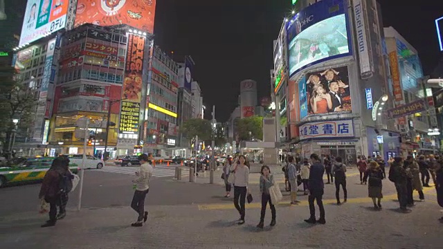 日本涩谷穿越视频素材