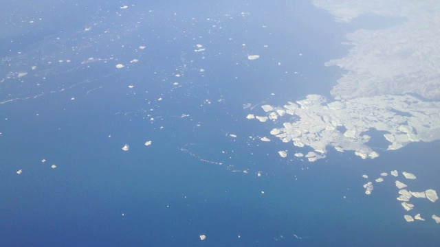 从空中俯瞰北极圈视频素材