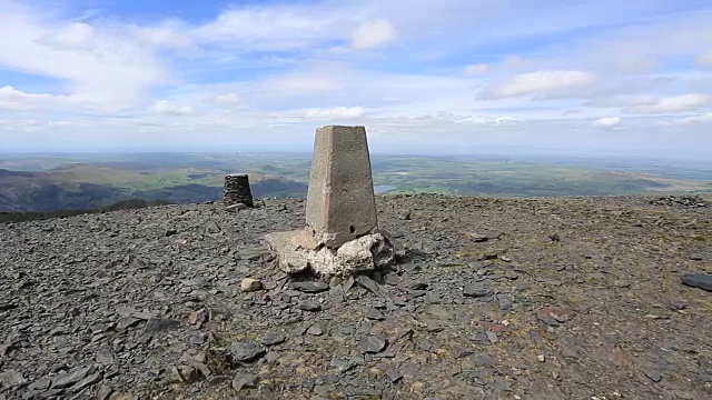 英国坎布里亚湖区国家公园的斯基多峰视频素材